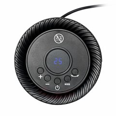 Тепловентилятор электрический керамический DTFC-1200, 3 режима, вентилятор, нагрев 600/1200 Вт Denzel 96418