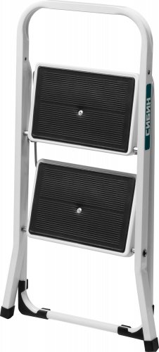 Стальная лестница-стремянка c широкими ступенями 2 ступени СИБИН 38807-02_z01