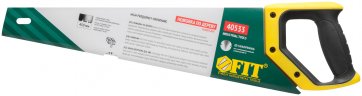 Ножовка по дереву, переменный ль, каленый зуб, по живой/влажной древесине, 450 мм FIT 40533