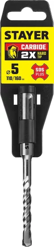 Бур Professional 5x110 мм, SDS-plus STAYER 2930-110-05_z02