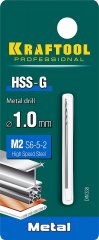 Сверло по металлу HSS-G сталь М2 (1х40 мм) KRAFTOOL 29651-1