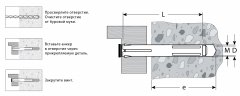 Рамный анкер ЗУБР 8 x 92 мм, 70 шт, желтопассивированный 302232-08-092