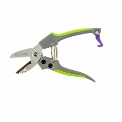 Секатор с наковальней, 170 мм, металлические обрезиненные рукоятки, Palisad 60490