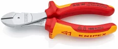 Кусачки боковые особой мощности хромированные 160 мм, KNIPEX, ( KN-7406160 )