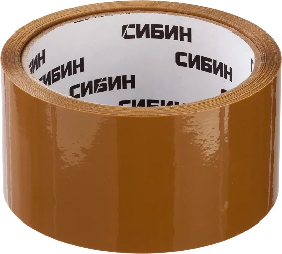 Клейкая лента коричневая, 48мм х 50м СИБИН 12057-50-50_z02