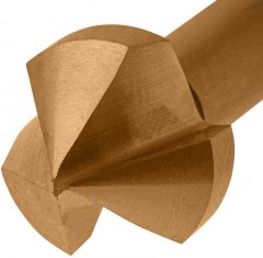 Зенковка конусная под М10, HSS, по металлу, цилиндрический хвостовик Denzel 72311