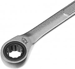 Ключ комбинированный трещоточный, 8 мм, количество зубьев 100 Gross 14846