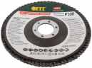 Круг лепестковый торцевой кальцинированный, 125 мм Р 100 FIT 39955