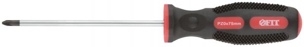 Отвертка "Универсал", CrV сталь, прорезиненная ручка 3х75 мм РZ0 FIT 55150