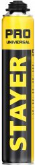 Монтажная пена STAYER PRO 750 мл, пистолетная, всесезонная 41135
