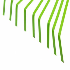 Грабли веерные стальные, 565 мм, 22 плоских зуба, эмалированные, усиленные, без черенка, Palisad 617015