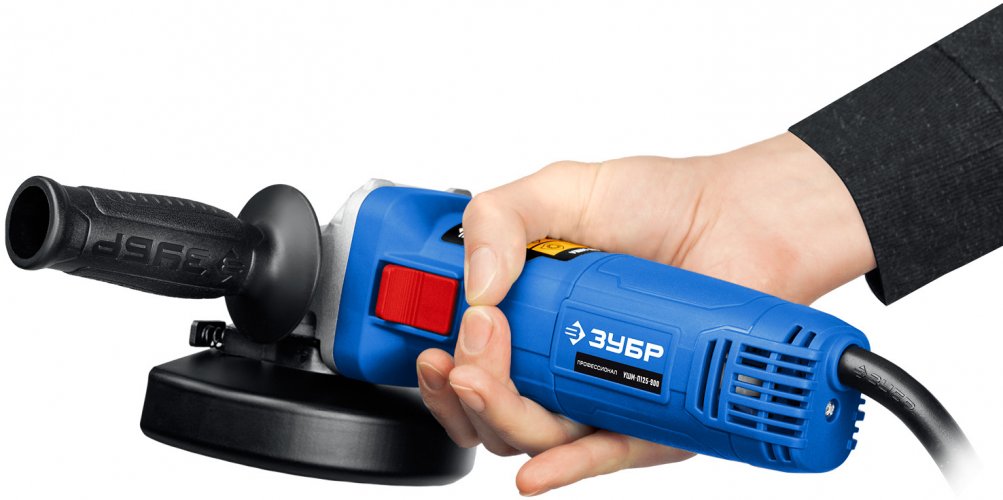 Болгарка ЗУБР Профессионал, 125 мм, 900 Вт УШМ-П125-900