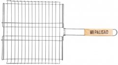 Решетка-гриль 340х340х60 мм, объемная, нержавеющая сталь, Camping Palisad 69647