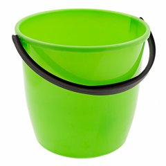 Ведро пластмассовое круглое 13 л, с крышкой, Light Elfe 92940