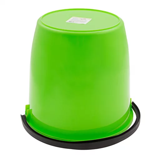 Ведро пластмассовое круглое 13 л, с крышкой, Light Elfe 92940