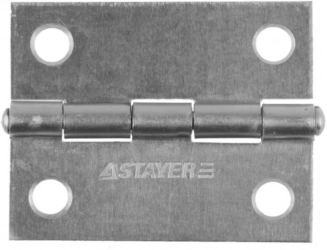 Универсальная дверная петля STAYER Master цвет белый цинк 50 мм 37611-50-1