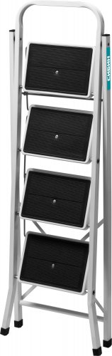 Стальная лестница-стремянка c широкими ступенями 4 ступени СИБИН 38807-04_z01