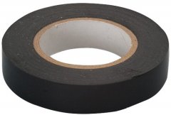 Изолента ПВХ, 19 мм х 20 м, черная Сибртех 88794