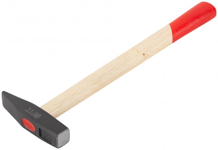 Молоток кованый, деревянная ручка 200 гр. FIT 44202