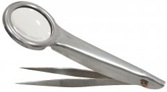 Лупа с пинцетом, 8 кратная, D 27 мм, тип 2 Sparta 913795