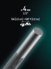 KRAFTOOL CHAINSAW круглый напильник для заточки цепных пил, 4.0 мм (16925-4.0)