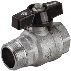 Шаровой полнопроходной кран для трубопровода ЗУБР 3/4" 4-51324-C-3/4