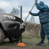 Домкрат реечный, 3 т, высота подъема 135-1315 мм, High Jack Matrix 505195