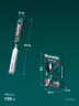 KRAFTOOL GRAND-4 набор стамесок-долот с двухкомпонентной рукояткой, 4 шт