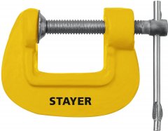 Чугунная струбцина STAYER SG-25 тип G, 25 мм 3215-025
