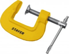 Чугунная струбцина STAYER SG-25 тип G, 25 мм 3215-025