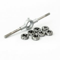 Набор плашек М3-М12, 8 предметов Сибртех 77309