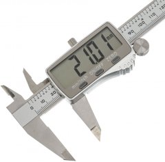 Штангенциркуль, 150 мм, электронный, большой дисплей, с глубиномером Denzel 31614