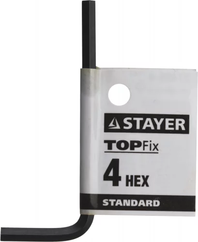 Имбусовый ключ STAYER STANDARD 4 мм 27405-4