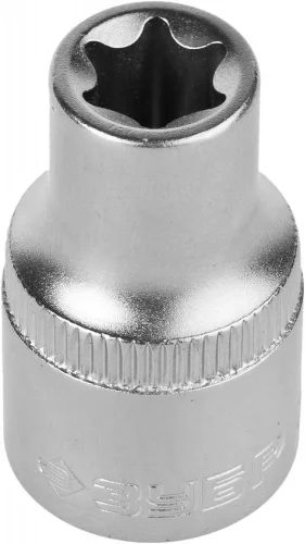 Головка торцовая МАСТЕР (Е12; 1/2"; Cr-V; E-TORX) ЗУБР 27719-12