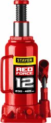 Гидравлический бутылочный домкрат STAYER RED FORCE, 12т, 230-465 мм, 43160-12 43160-12_z01