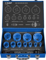 Набор биметаллических коронок ЗУБР Эксперт 13 предметов ЗУБР 29531-H11