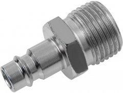 Ниппель универсальный быстросъемный ("папа"), внешняя резьба 1/2, 2 шт, Stels 57067