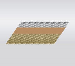 ЗУБР SN34 (D34) 90 х 3.1 мм, реечные гвозди рифленые оцинкованные, 3000 шт (305399-90)