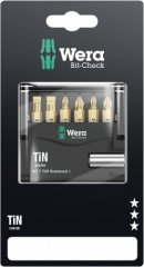 Набор бит Bit-Check 7 TiN Universal 1 SB, 7 предм., WERA, ( WE-073537 )