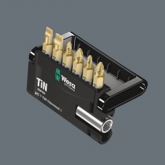 Набор бит Bit-Check 7 TiN Universal 1 SB, 7 предм., WERA, ( WE-073537 )