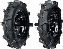 Колеса пневматические с осями, для мотоблоков 4.00-10, набор 2 шт STEHER 777106-1