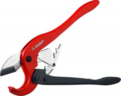 Двуручные ножницы ЗУБР Мастер 23703-63 для пластиковых труб максимальный d=63 мм