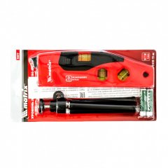 Уровень лазерный, 180 мм, 220 мм штатив, 4 глазка Matrix 35022