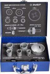 Набор биметаллических коронок ЗУБР Эксперт 6 шт, 20, 22, 25, 30, 35, 60 мм 29531-H6-1