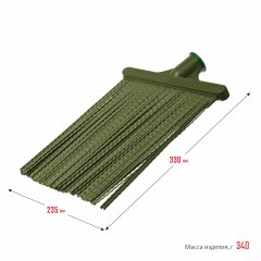 Метла плоская, полипропилен, 380х260мм, СИБИН 39222_z02