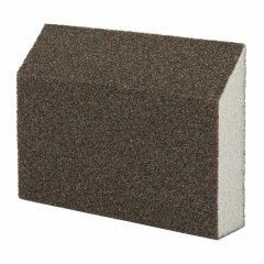 Губка для шлифования, 120 х 90 х 25 мм, трапеция, мягкая, P 80 Matrix 75729