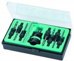 Набор зенковок со сверлами и ограничителем, 1001-1917, WHIRLPOWER, ( 2711030516 )