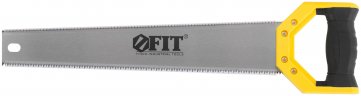 Ножовка по дереву двусторонняя, каленый средний/мелкий зуб 7 TPI /11 ТPI, 400 мм FIT 40580