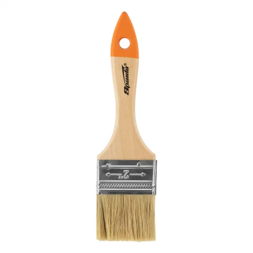 Кисть плоская Slimline 2" (50 мм), натуральная щетина, деревянная ручка SPARTA 824305