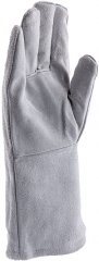Перчатки спилковые с манжетой для садовых и строительных работ, утолщенные, размер XL, Сибртех 67905